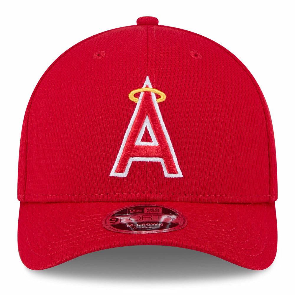 Los Angeles Angels New Era 2025 MLB Clubhouse 9FORTY Adjustable Hat - Red Hats