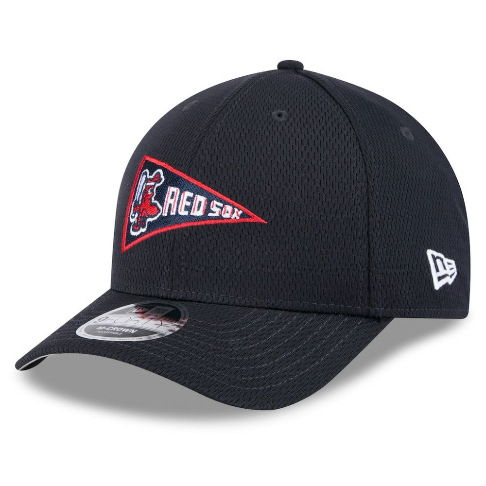 Boston Red Sox New Era 2025 MLB Clubhouse 9FORTY M-Crown Adjustable Hat - Navy Hats