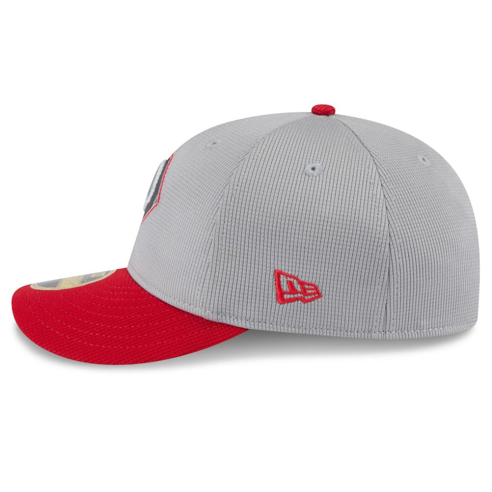 Chicago White Sox New Era 2025 Batting Practice Low Profile 59FIFTY Fitted Hat - Gray/Red Hats
