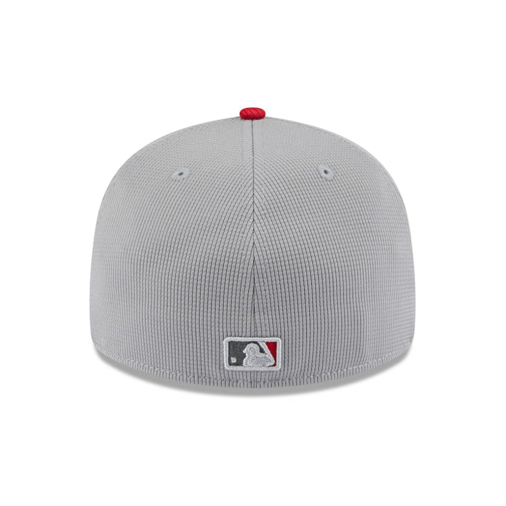 Chicago White Sox New Era 2025 Batting Practice Low Profile 59FIFTY Fitted Hat - Gray/Red Hats
