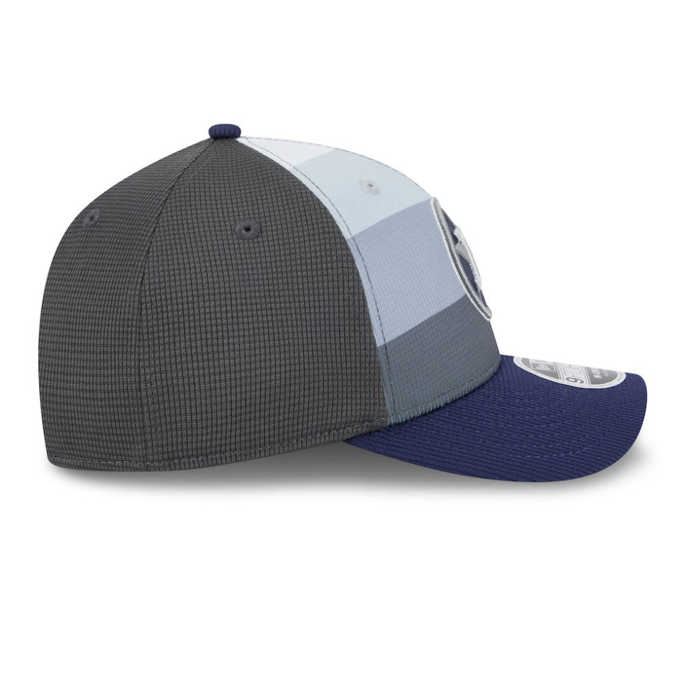 Houston Astros New Era 2025 Batting Practice 9FORTY M-Crown Adjustable Hat - Gray/Navy Hats