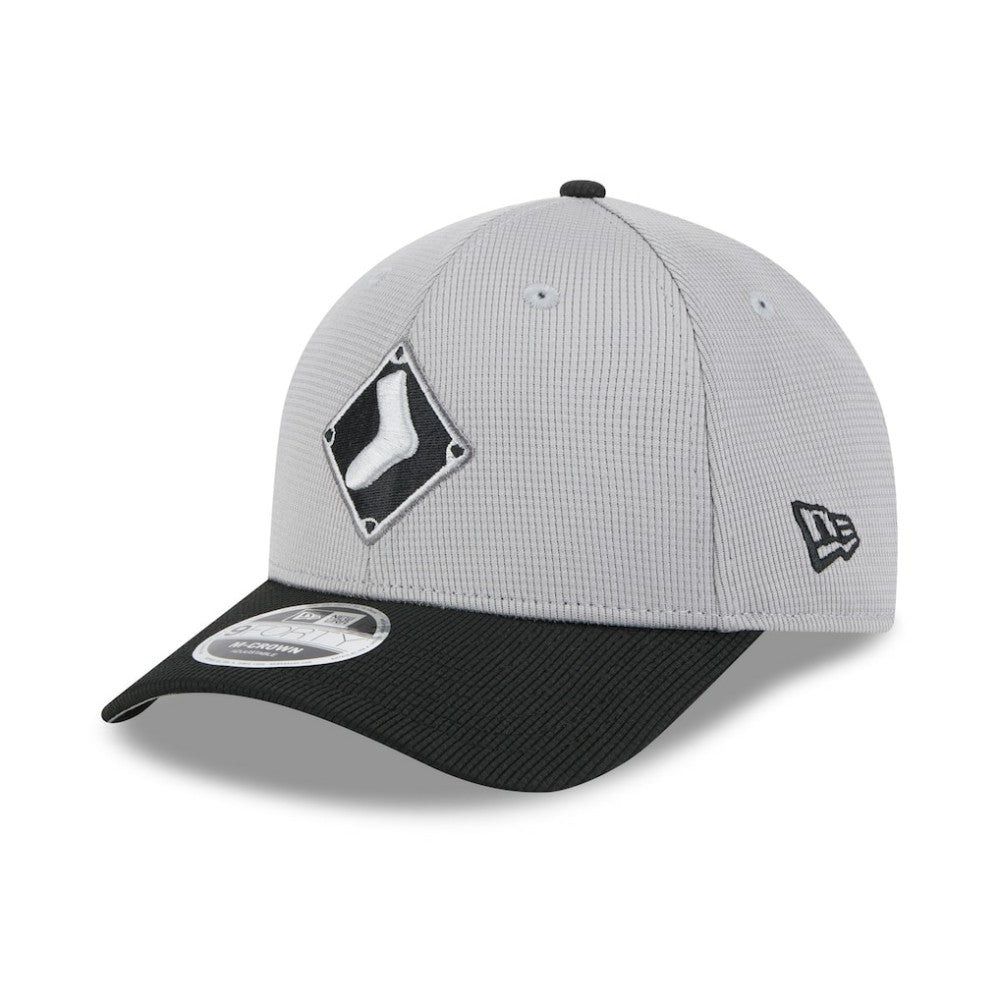 Chicago White Sox New Era 2025 Batting Practice 9FORTY M-Crown Adjustable Hat - Gray/Black Hats