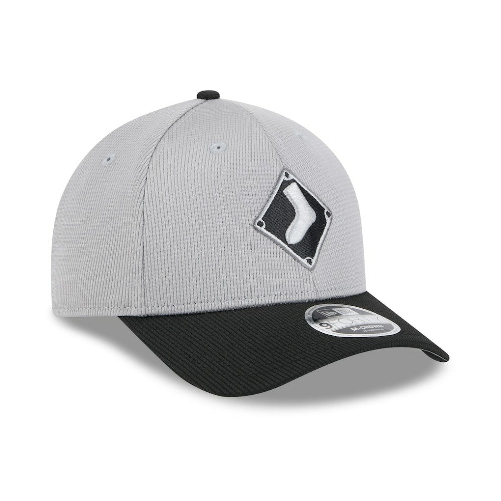 Chicago White Sox New Era 2025 Batting Practice 9FORTY M-Crown Adjustable Hat - Gray/Black Hats