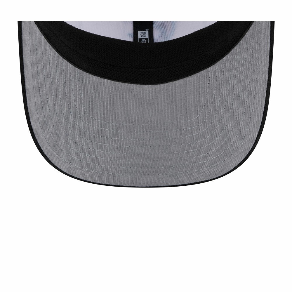 Miami Marlins New Era 2025 Batting Practice 9SEVENTY Stretch-Snap Trucker Hat - White/Black Hats