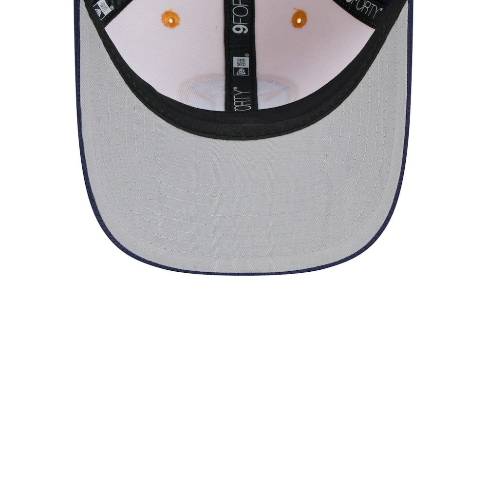 Houston Astros New Era 2025 Batting Practice 9FORTY M-Crown Adjustable Hat - Navy/Orange Hats