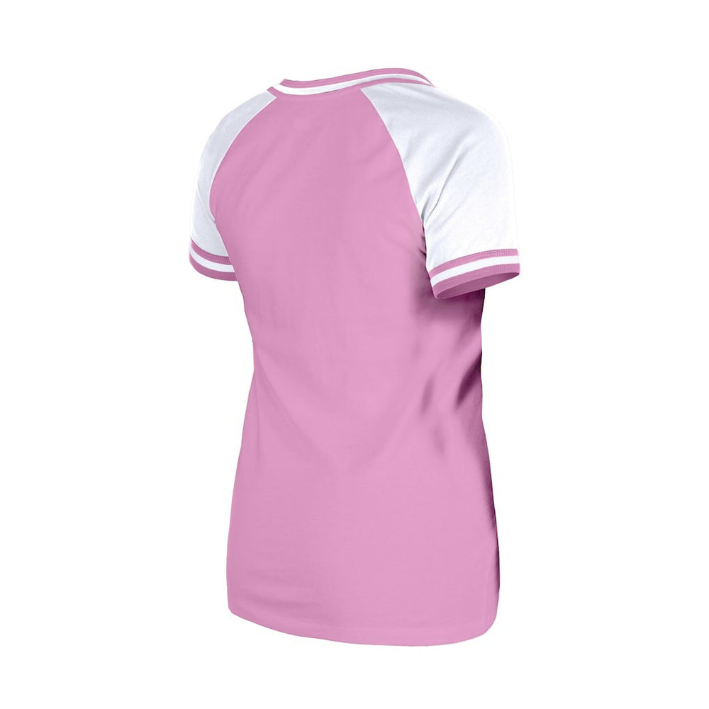 Baltimore Ravens New Era Women's Mommy & Me V-Neck T-Shirt Pink