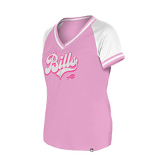 Buffalo Bills New Era Women's Mommy & Me V-Neck T-Shirt Pink