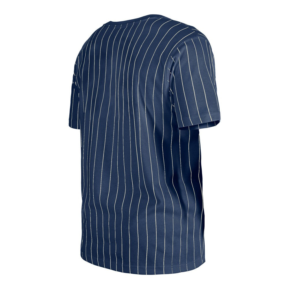 Minnesota Twins New Era Throwback Pinstripe T-Shirt - Navy T-shirts
