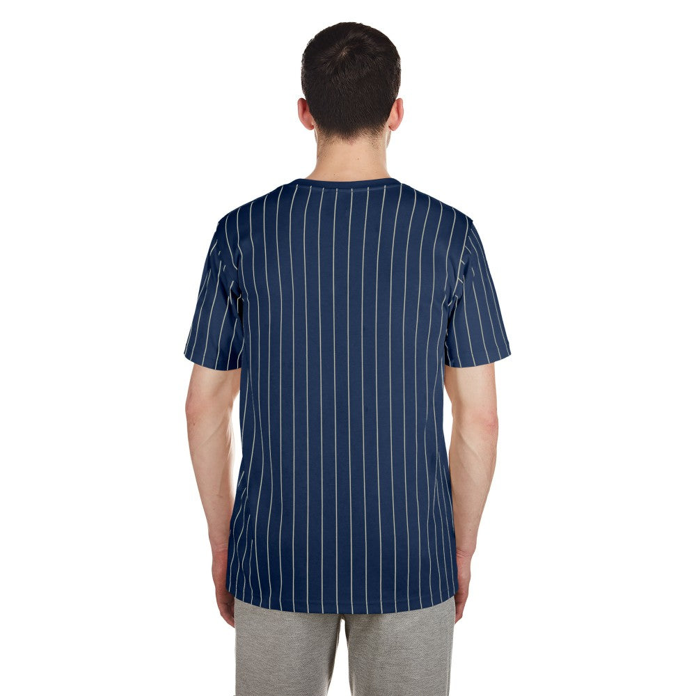 Minnesota Twins New Era Throwback Pinstripe T-Shirt - Navy T-shirts