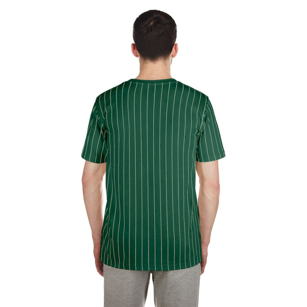 Athletics New Era Throwback Pinstripe T-Shirt - Green T-shirts