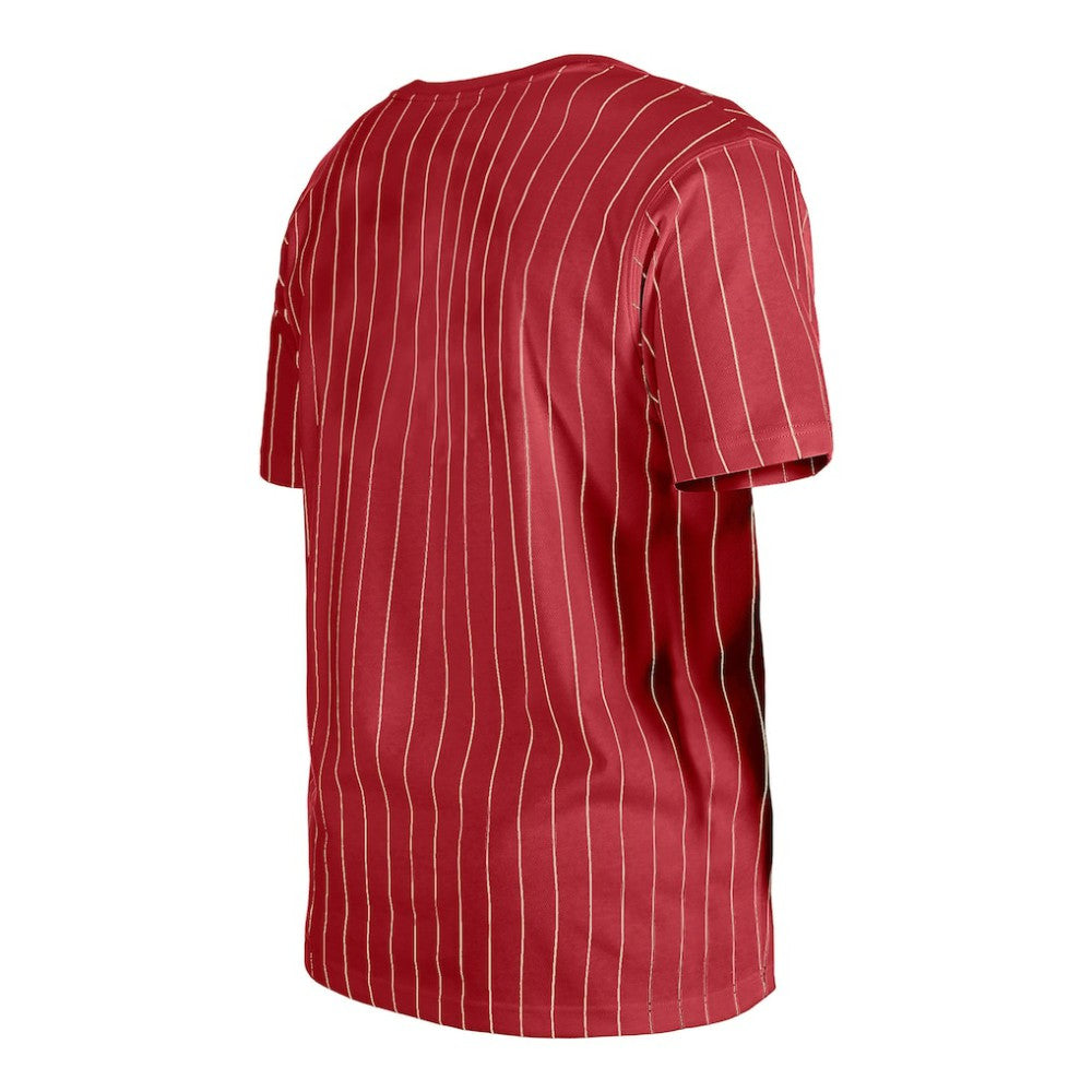 Arizona Diamondbacks New Era Throwback Pinstripe T-Shirt - Red T-shirts