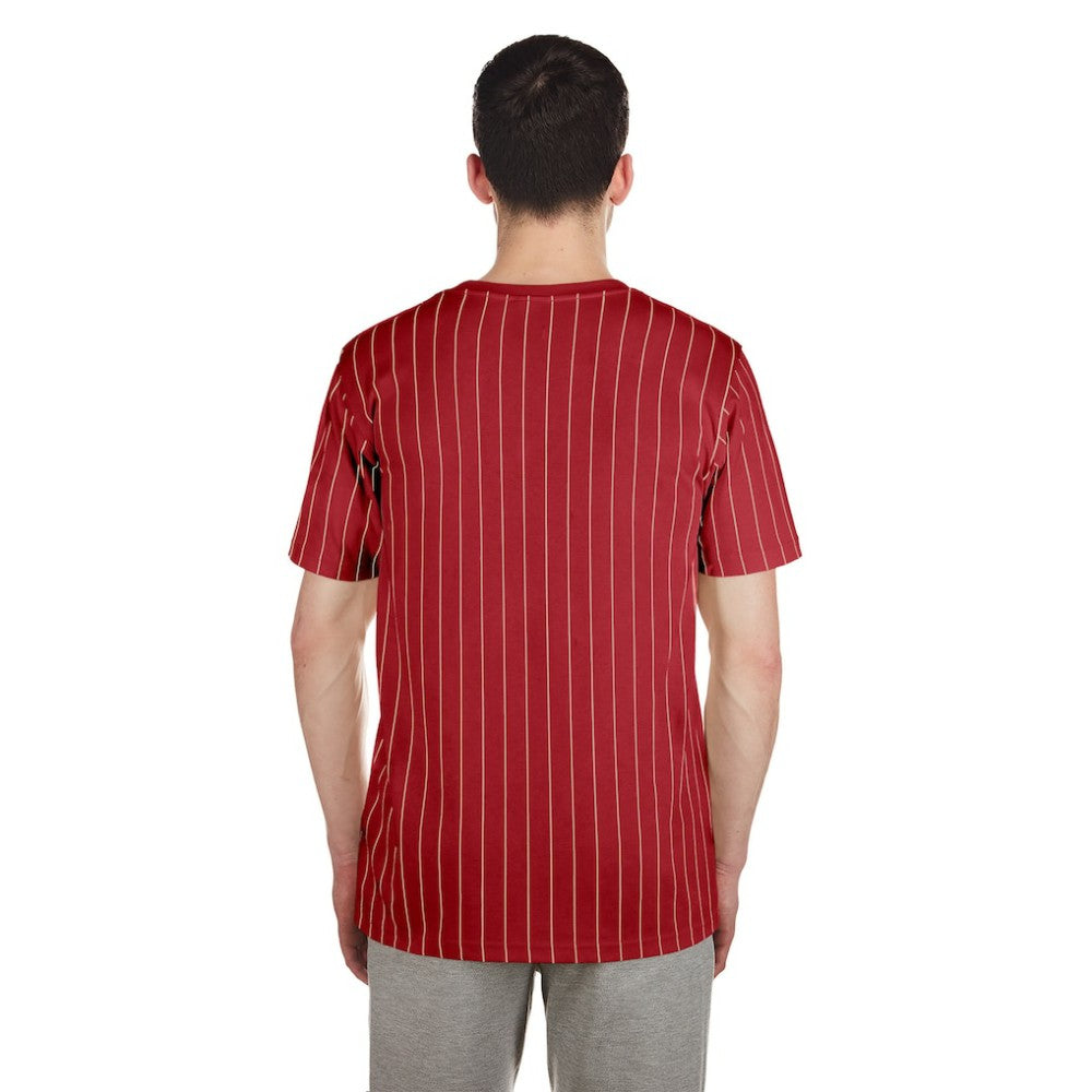 Arizona Diamondbacks New Era Throwback Pinstripe T-Shirt - Red T-shirts