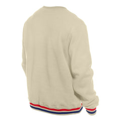 Philadelphia Phillies New Era Throwback Pullover Sweatshirt - Cream Pullover