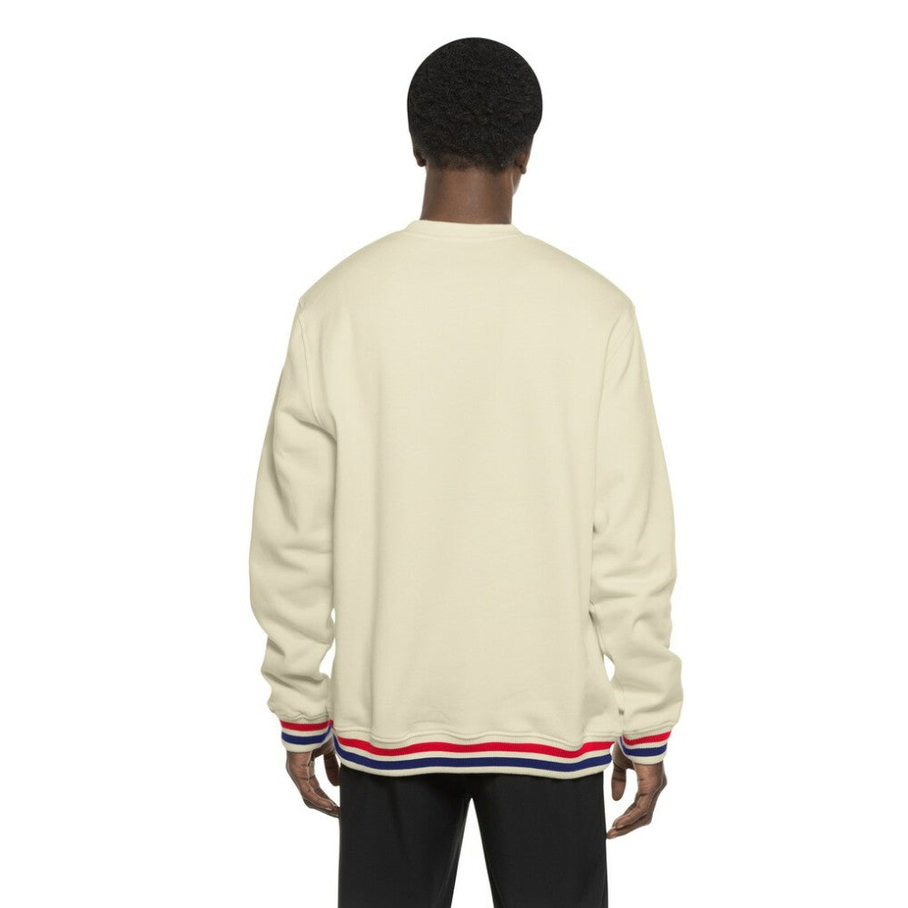 Philadelphia Phillies New Era Throwback Pullover Sweatshirt - Cream Pullover