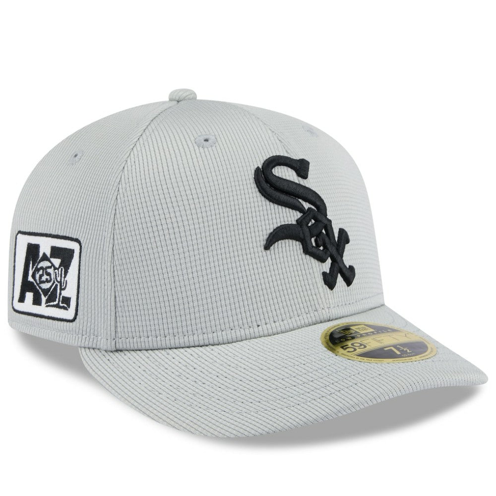 Chicago White Sox New Era 2025 Spring Training Low Profile 59FIFTY Fitted Hat - Gray Hats