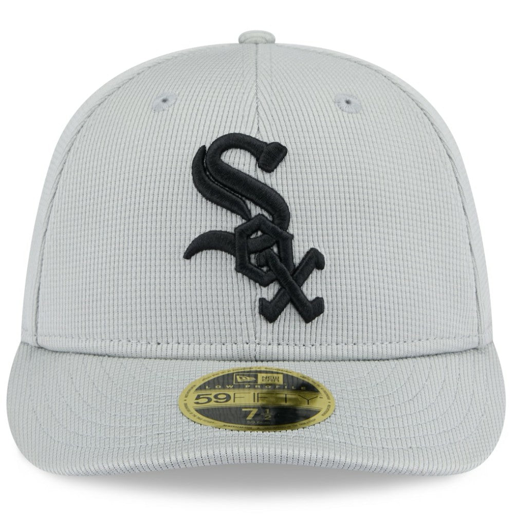 Chicago White Sox New Era 2025 Spring Training Low Profile 59FIFTY Fitted Hat - Gray Hats