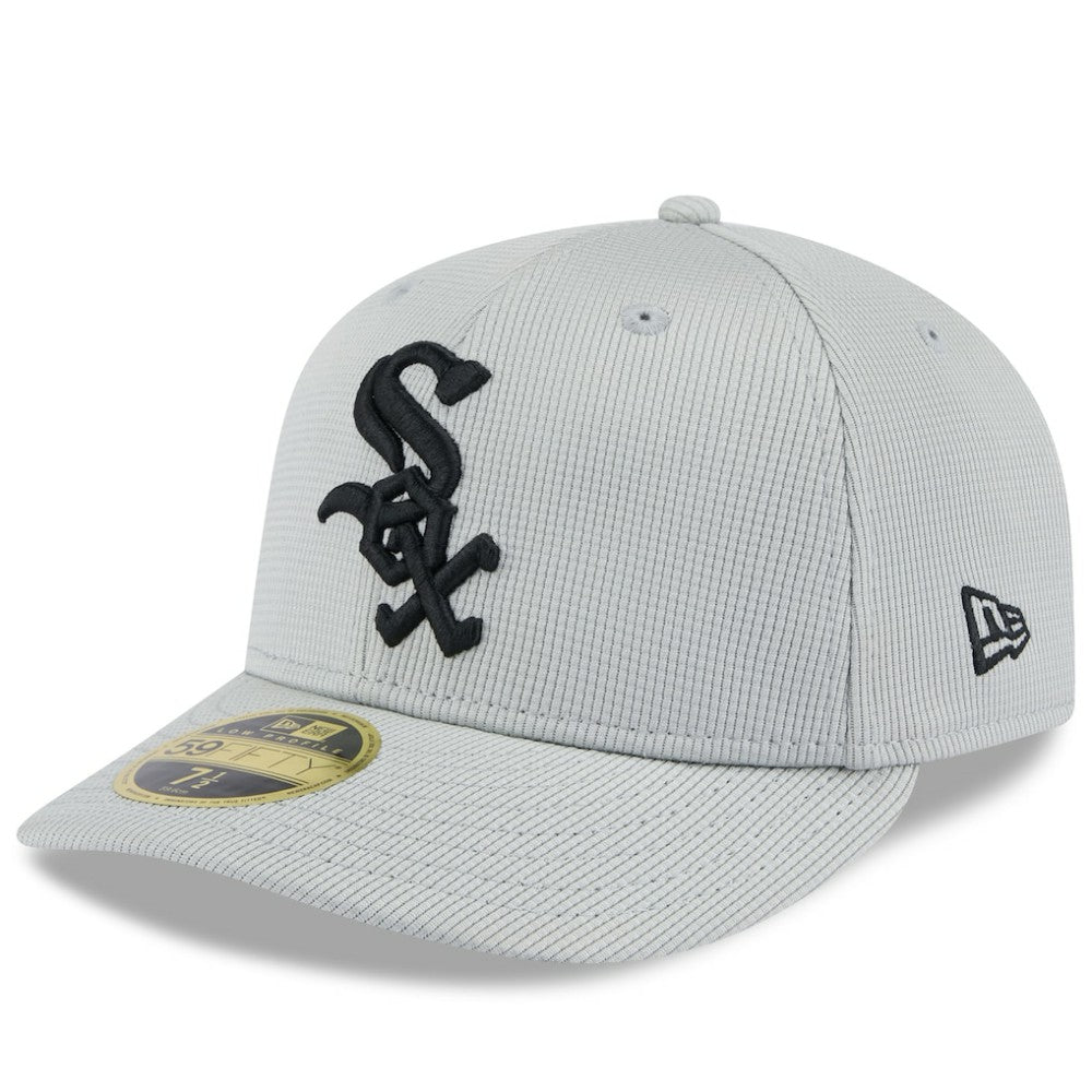 Chicago White Sox New Era 2025 Spring Training Low Profile 59FIFTY Fitted Hat - Gray Hats