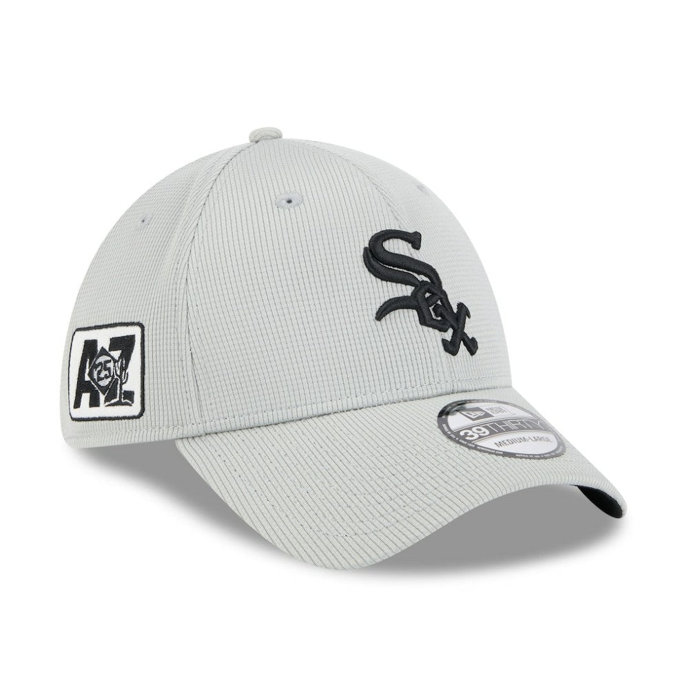 Chicago White Sox New Era 2025 Spring Training 39THIRTY Flex Hat – Gray Hats
