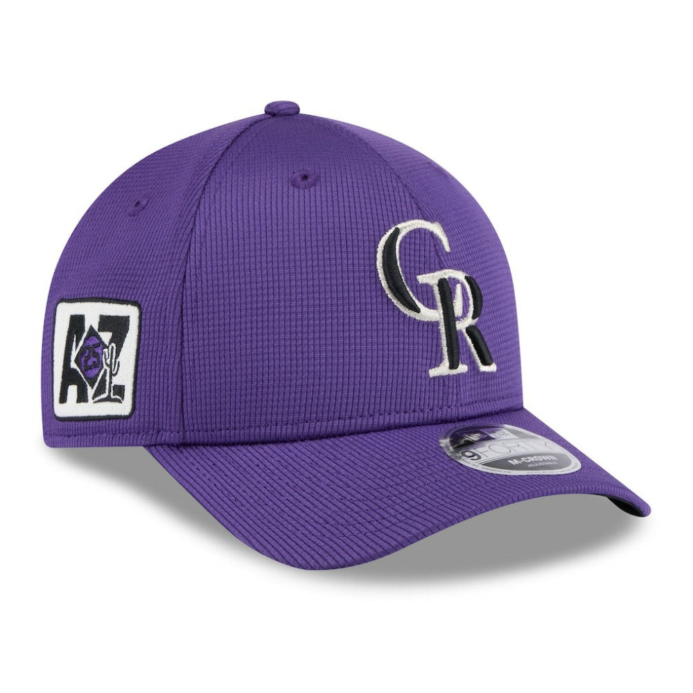 Colorado Rockies New Era 2025 Spring Training 9FORTY Adjustable Hat - Purple Hats
