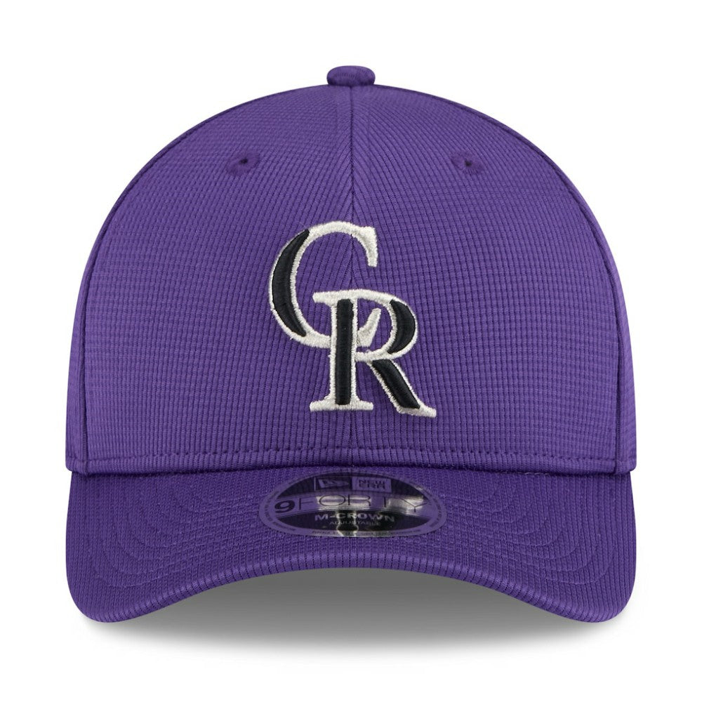 Colorado Rockies New Era 2025 Spring Training 9FORTY Adjustable Hat - Purple Hats