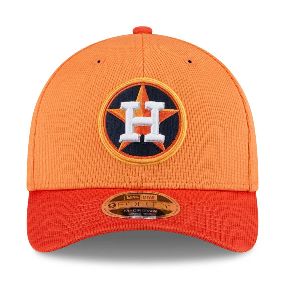 Houston Astros New Era 2025 Spring Training 9FORTY Adjustable Hat - Orange Hats