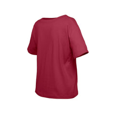 NHL Colorado Avalanche New Era Girl's Youth Flip Sequin T-Shirt - Dark Red