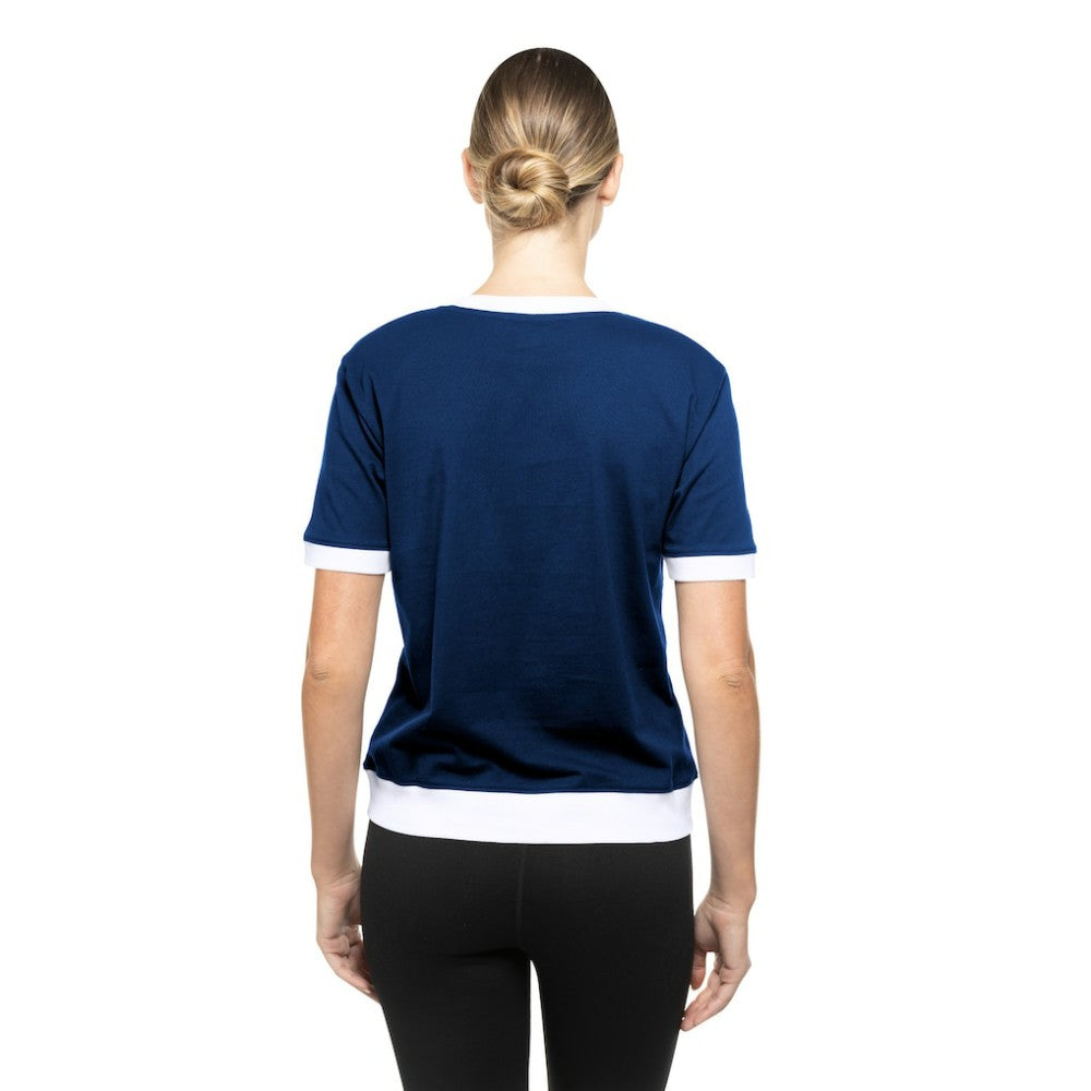 NHL Seattle Kraken New Era Women's Game Day Rhinestuds T-Shirt - Deep Sea Blue