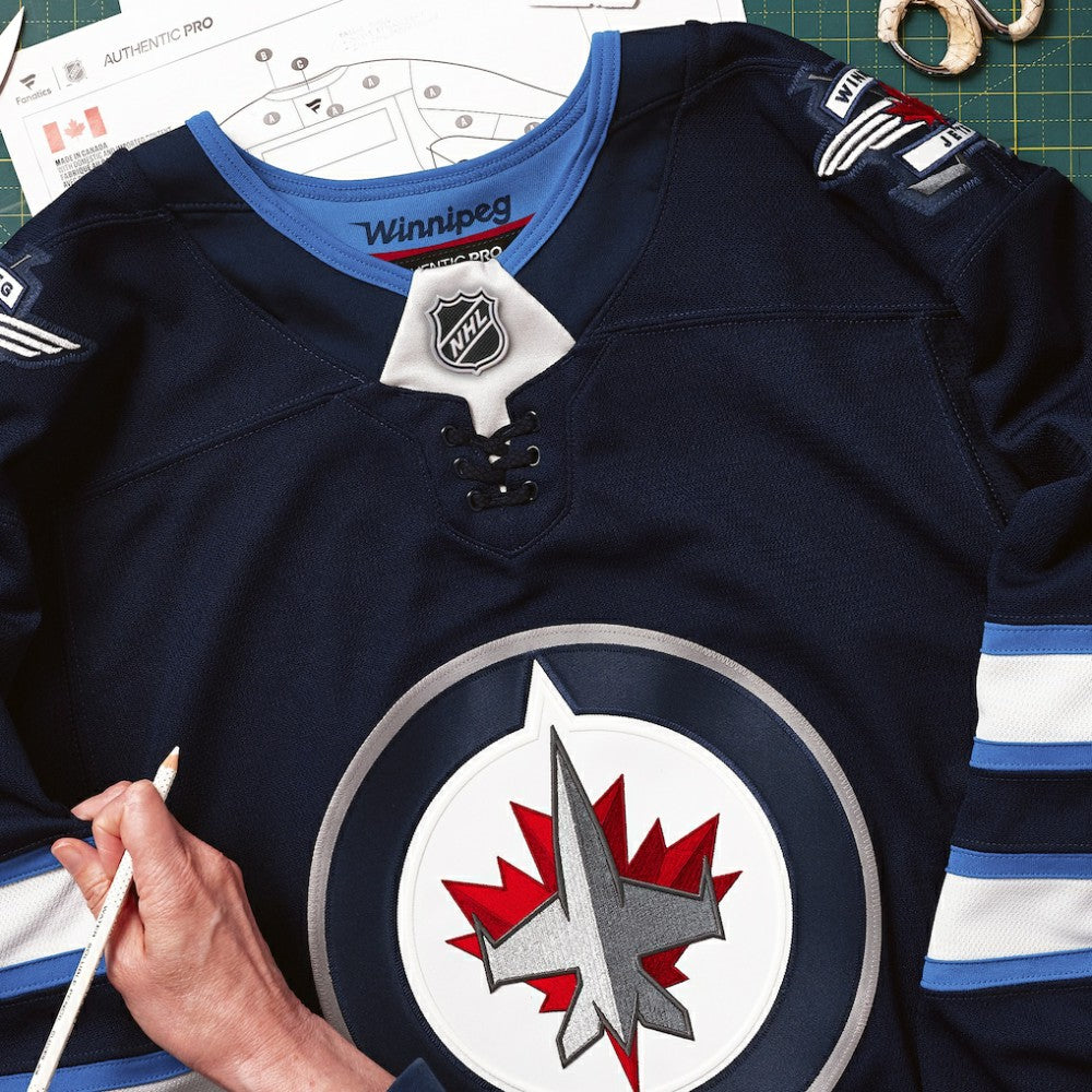 NHL Winnipeg Jets Fanatics Home Authentic Pro Jersey - Navy
