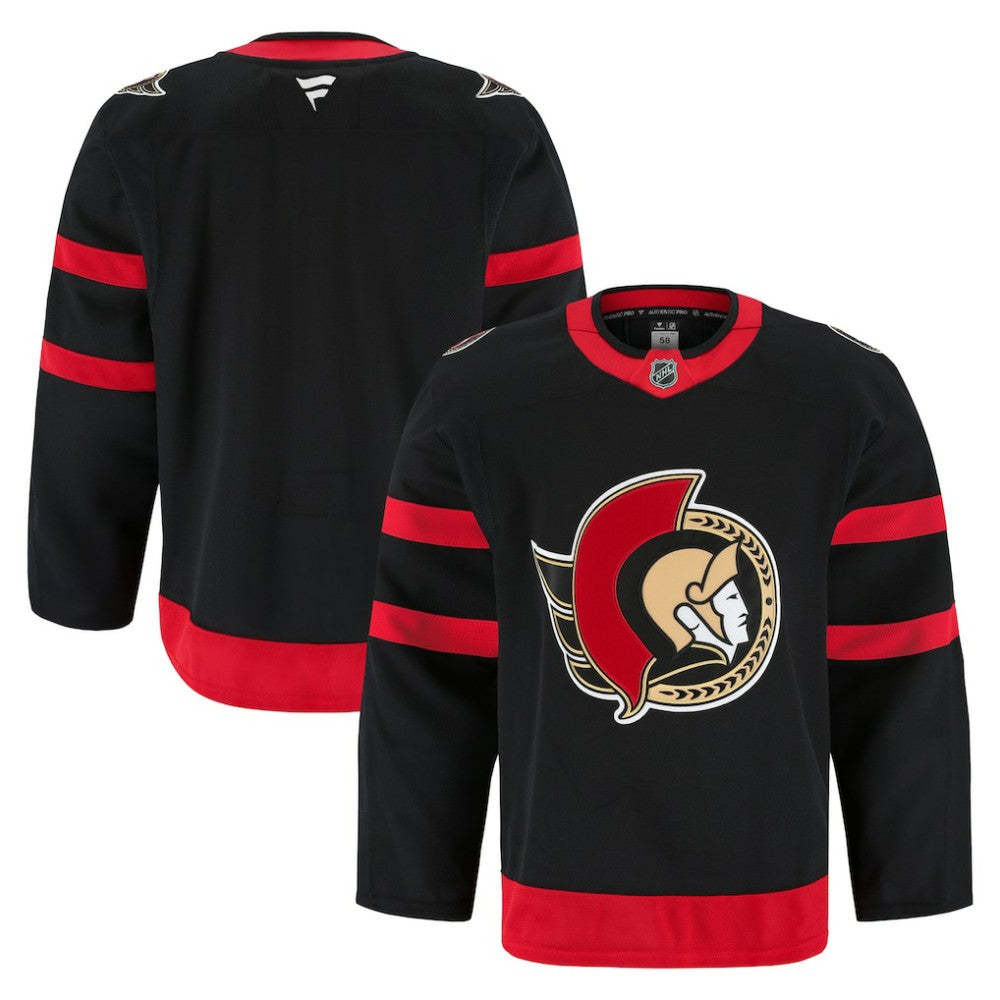 NHL Ottawa Senators Fanatics Home Authentic Pro Jersey - Black