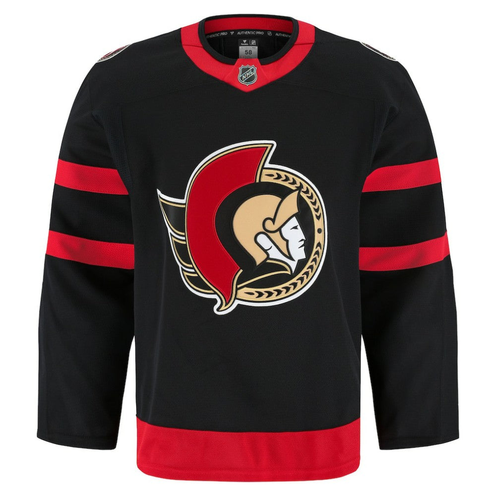 NHL Ottawa Senators Fanatics Home Authentic Pro Jersey - Black