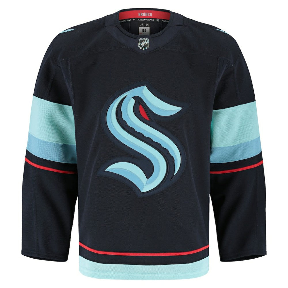 NHL Seattle Kraken Fanatics Home Authentic Pro Jersey - Deep Sea Blue