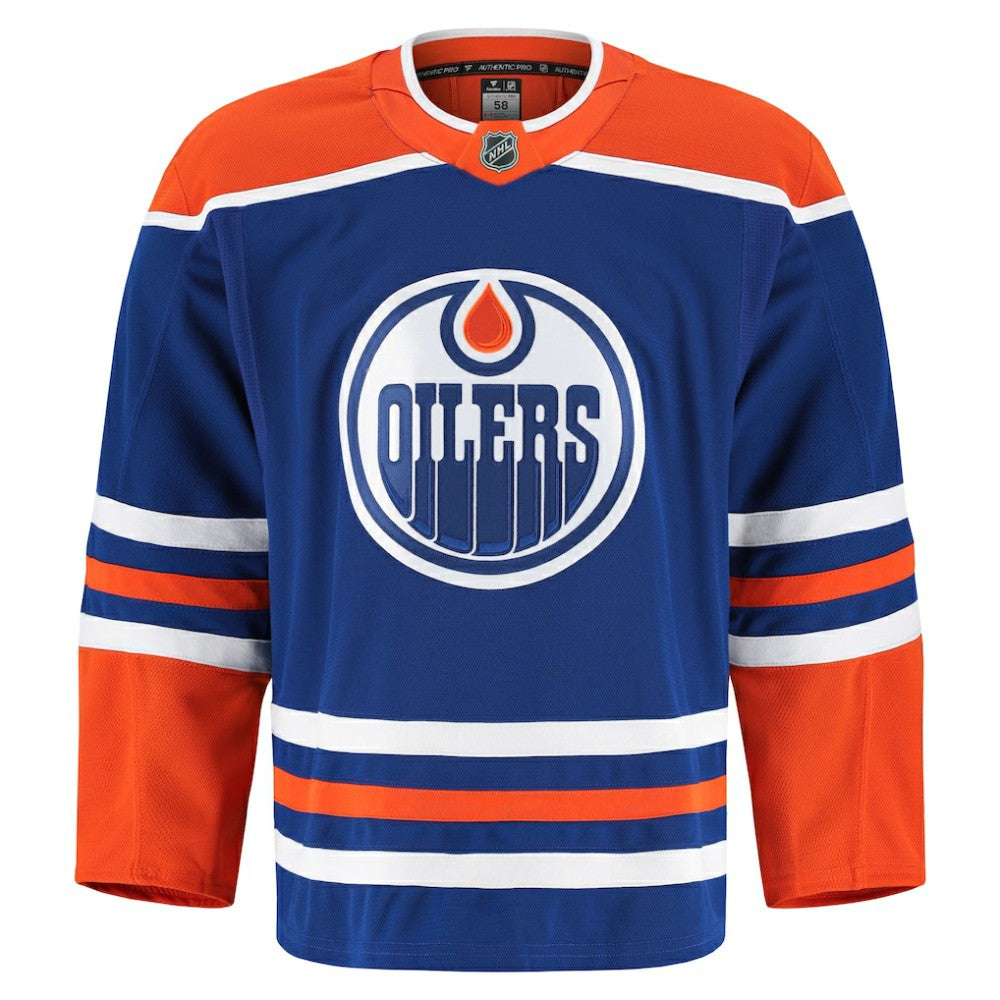 NHL Edmonton Oilers Fanatics Home Authentic Pro Jersey - Royal