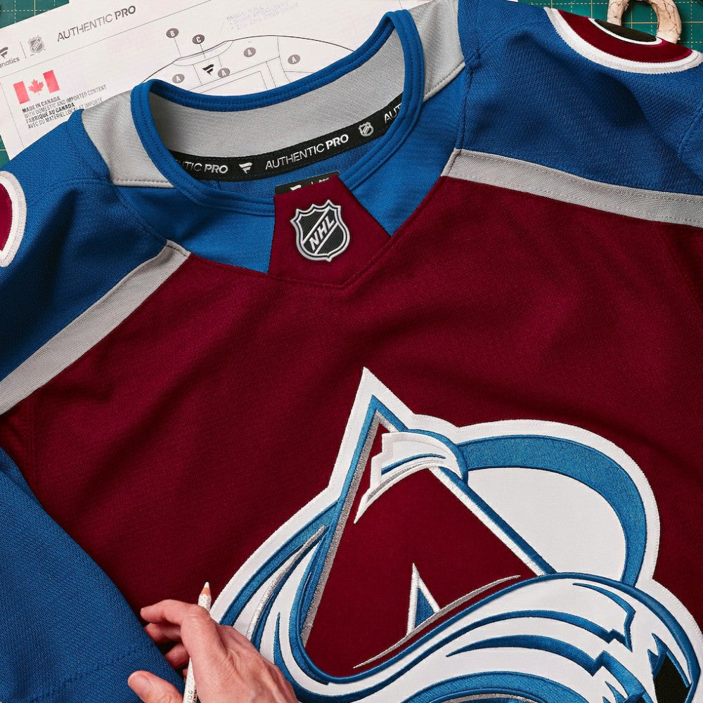 NHL Colorado Avalanche Fanatics Home Authentic Pro Jersey - Burgundy