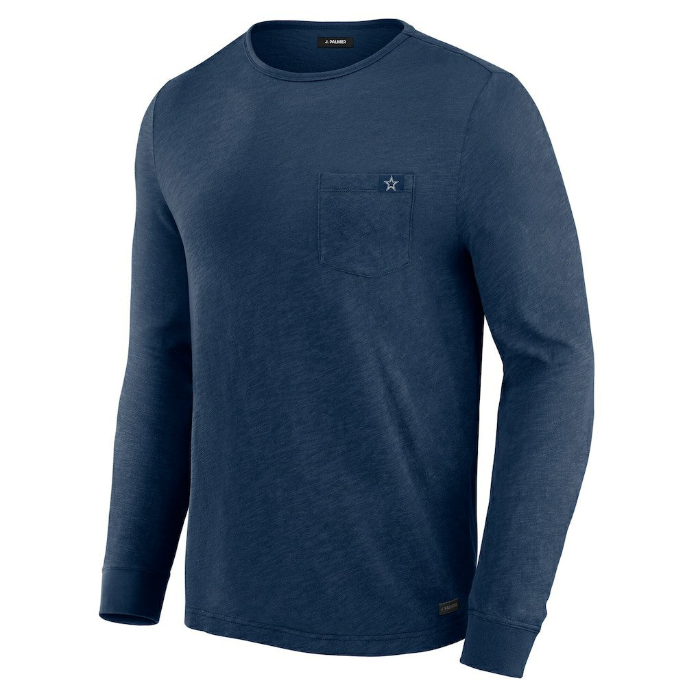 Dallas Cowboys J. Palmer In-The-Pocket Long Sleeve T-Shirt Navy