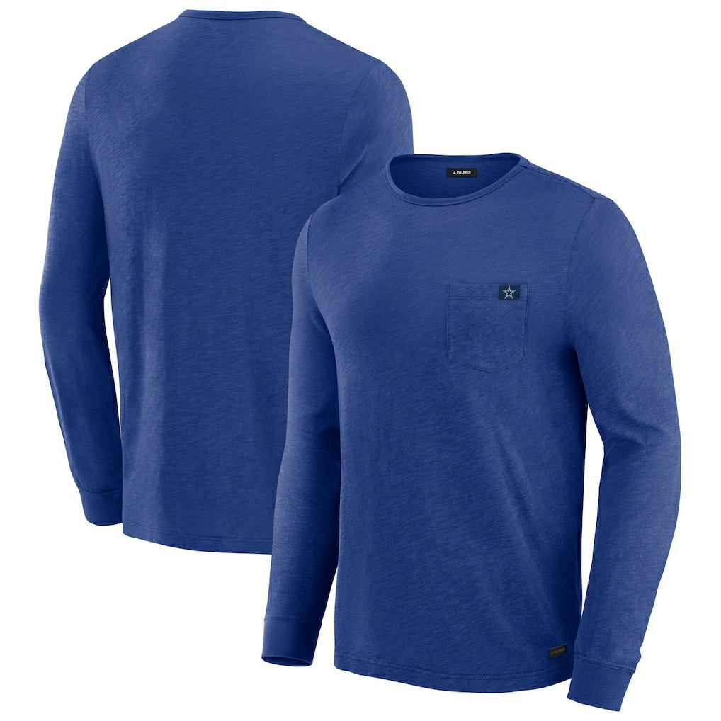 Dallas Cowboys J. Palmer In-The-Pocket Long Sleeve T-Shirt Blue