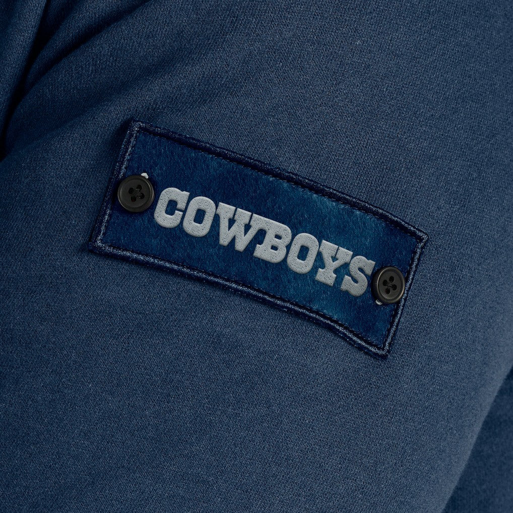 Dallas Cowboys J. Palmer QB1 Full-Zip Sweatshirt Navy