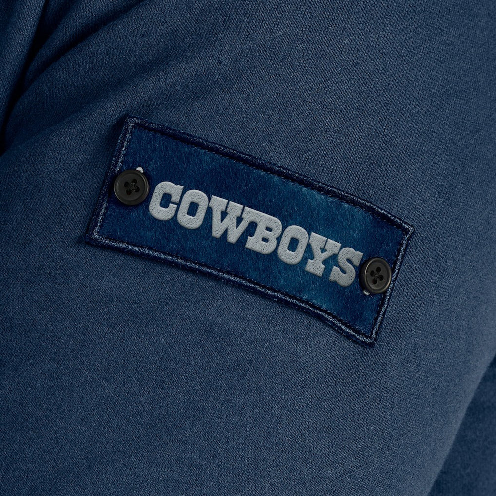 Dallas Cowboys J. Palmer QB1 Full-Zip Sweatshirt Navy