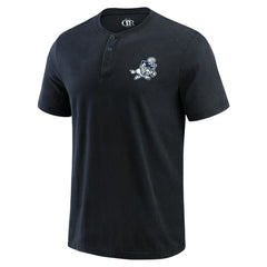 Dallas Cowboys Darius Rucker Collection Washed Henley T-Shirt Black