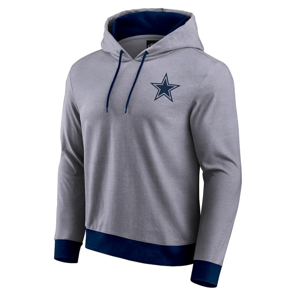 Dallas Cowboys Darius Rucker Collection Tonal Knit Pullover Hoodie Navy