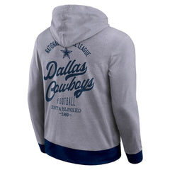 Dallas Cowboys Darius Rucker Collection Tonal Knit Pullover Hoodie Navy