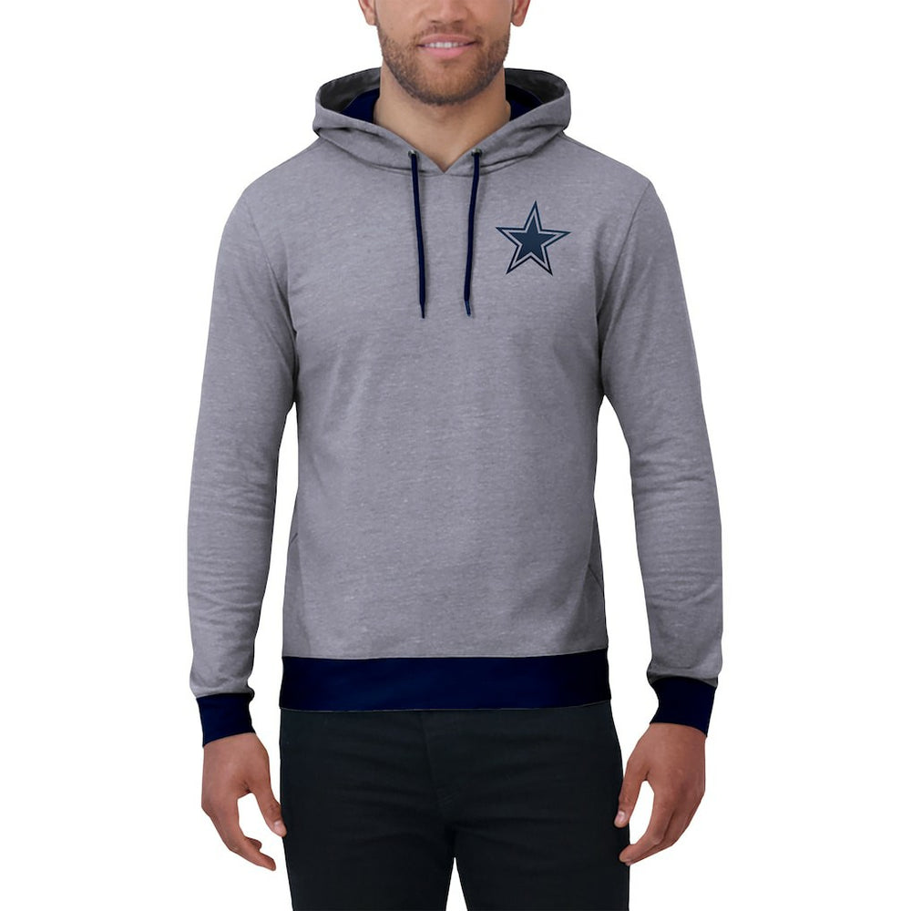 Dallas Cowboys Darius Rucker Collection Tonal Knit Pullover Hoodie Navy