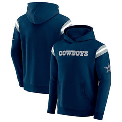 Dallas Cowboys Darius Rucker Collection Football Washed Pullover Hoodie Navy