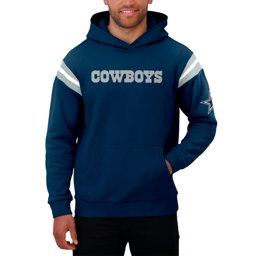 Dallas Cowboys Darius Rucker Collection Football Washed Pullover Hoodie Navy