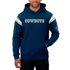 Dallas Cowboys Darius Rucker Collection Football Washed Pullover Hoodie Navy