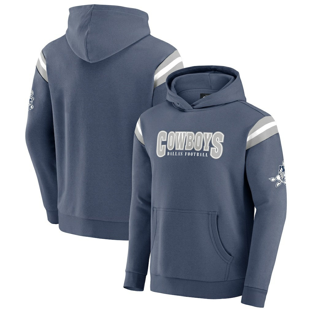 Dallas Cowboys Darius Rucker Collection Throwback Pullover Hoodie Navy