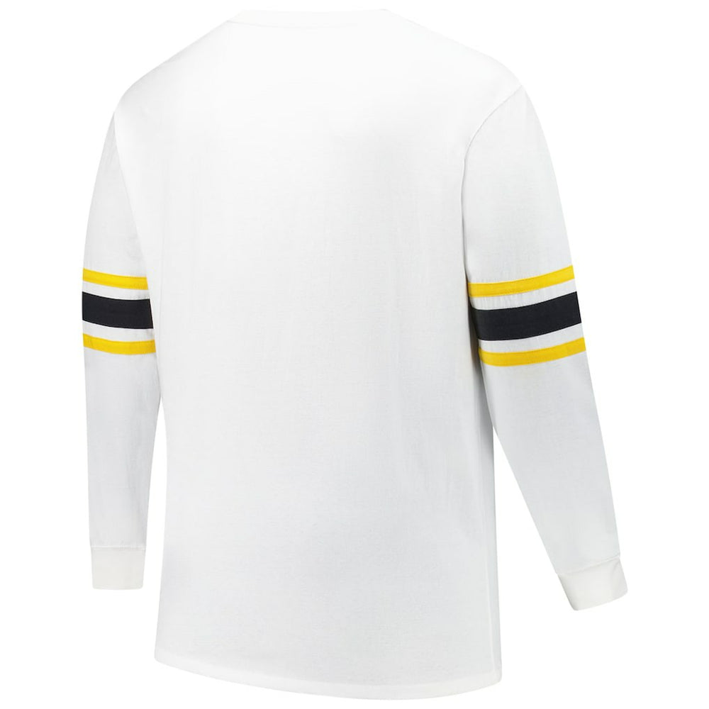 Pittsburgh Steelers '47 Big & Tall Premier Brex Long Sleeve T-Shirt White