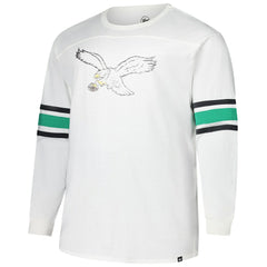 Philadelphia Eagles '47 Big & Tall Premier Brex Long Sleeve T-Shirt White