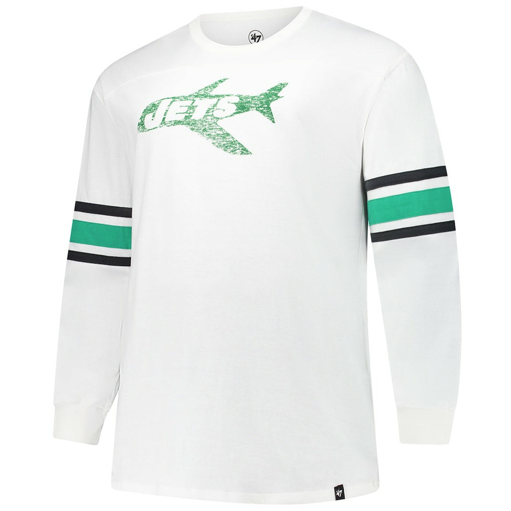 New York Jets '47 Big & Tall Premier Brex Long Sleeve T-Shirt White