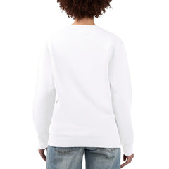 Philadelphia Eagles G-III 4Her by Carl Banks Women's Flower Logo Graphic Fleece Pullover Sweatshirt White