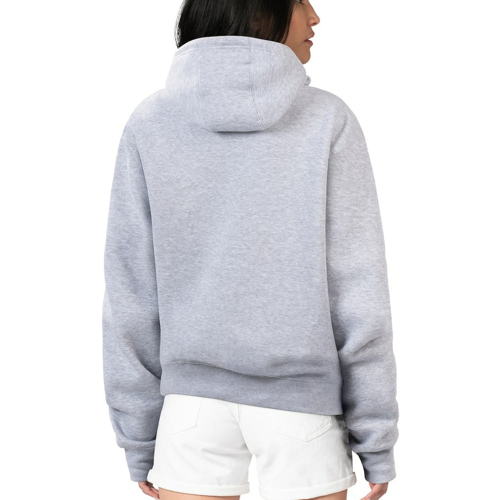 Kansas City Chiefs G-III 4Her by Carl Banks Women's Flowers Team Logo Graphic Fleece Pullover Hoodie Heather Gray